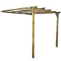 PERGOLA A PARETE IN LEGNO IMPREGNATO ALMADA