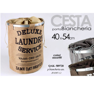 Cesta Portabiancheria Deluxe Laundry