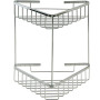 PORTAOGGETTI PER BAGNO ACC.INOX DOPPIO