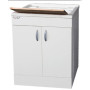 kit lavatoio legno bianco