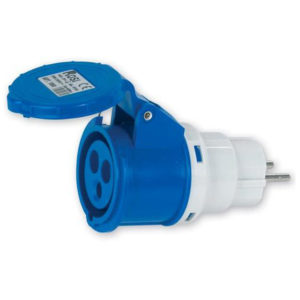 Adattatore da Schuko a industriale 220v Adattatore da Schuko a industriale 220V