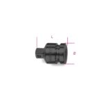 Raccordo con Attacco Quadro Femmina 3/4" e Maschio 1/2" Fosfatato