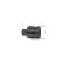 Raccordo con Attacco Quadro Femmina 3/4" e Maschio 1/2" Fosfatato