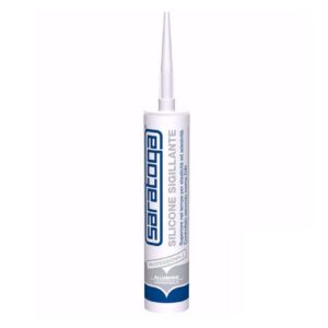 SILICONE ACETICO COLORE ALLUMINIO SARATOGA