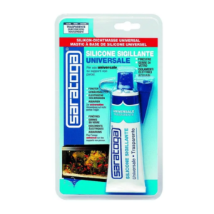 SILICONE SIGILLANTE UNIVERSALE TRASPARENTE TUBETTO SARATOGA